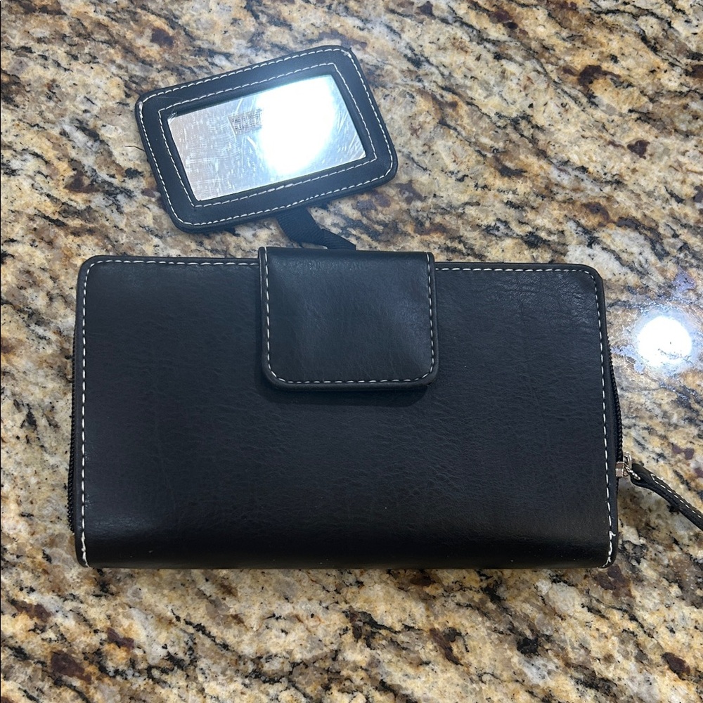 Accessorize Black Leather Wallet